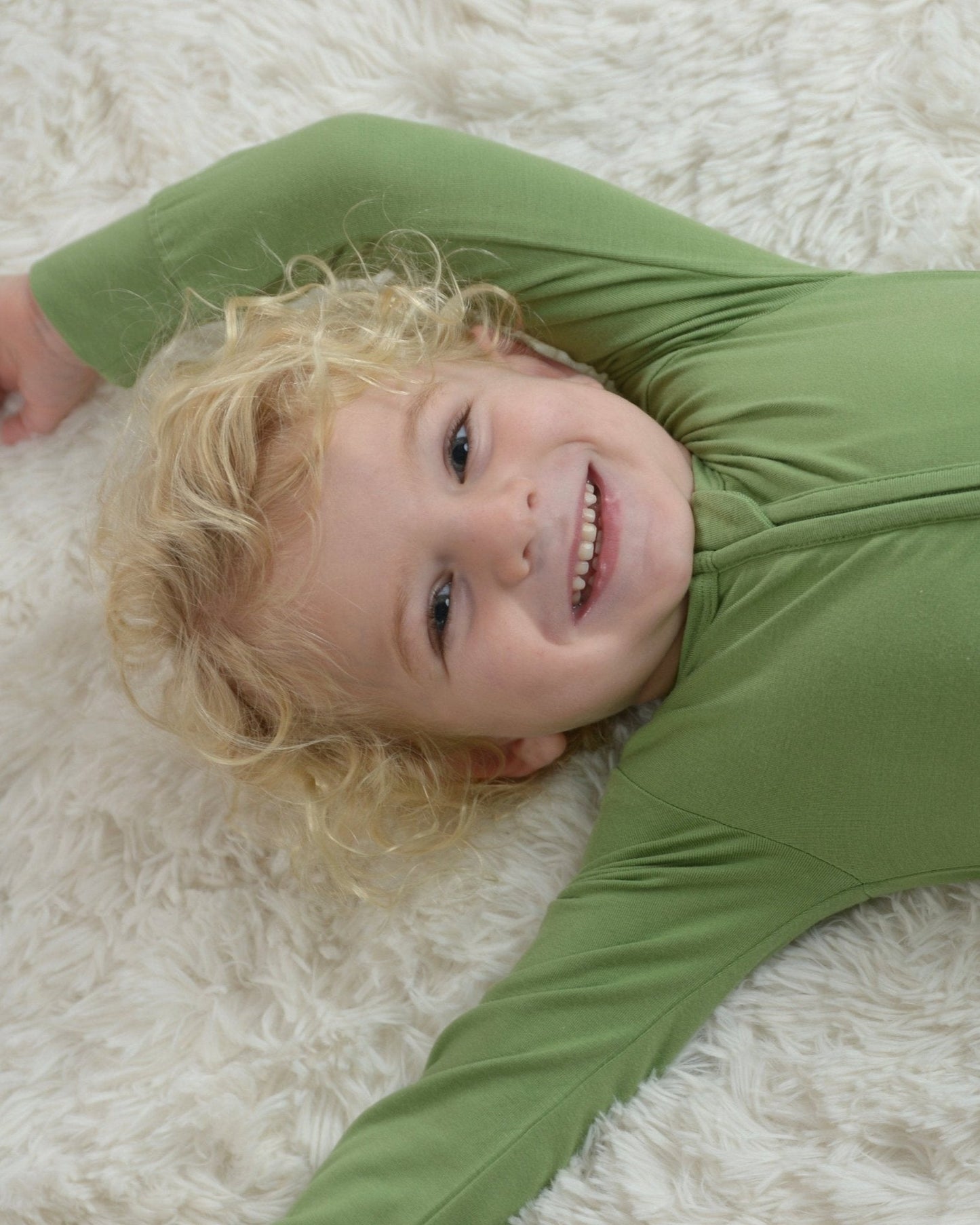 Sage Ribbed Bamboo Sleeper