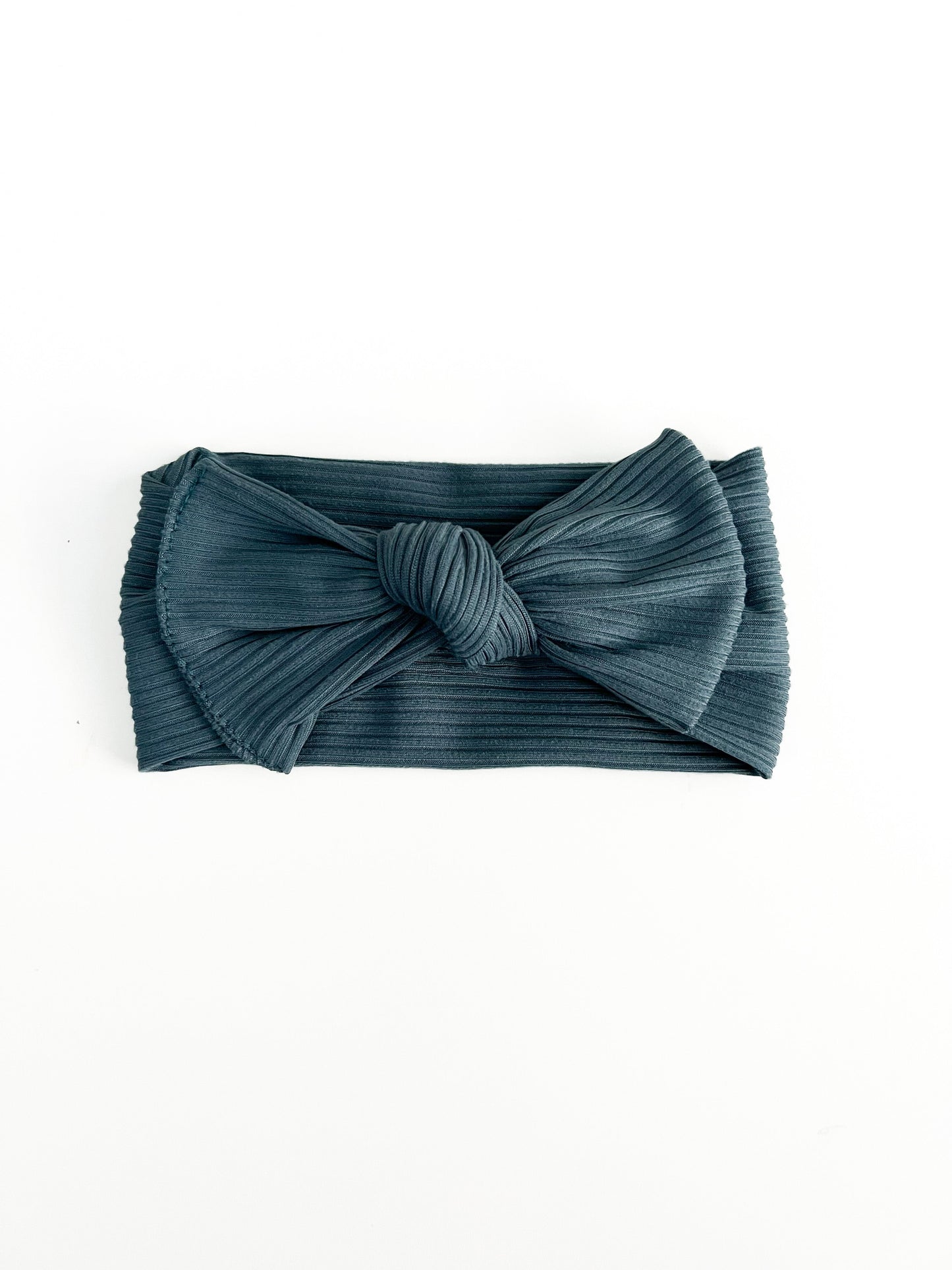 Blue River Ribbed Bow Headwrap