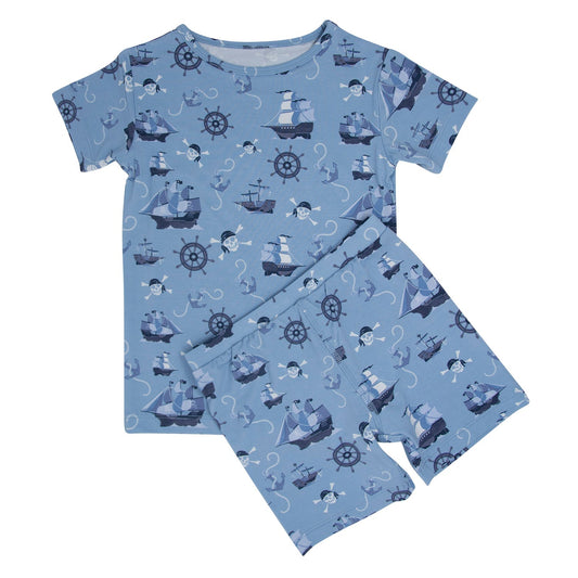 Pirate Ships Bamboo Pajama Set