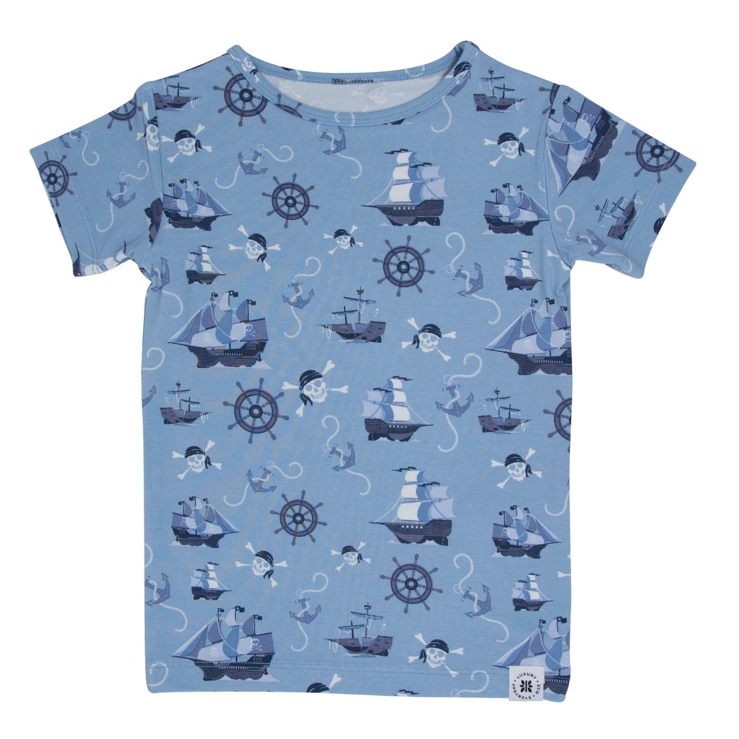 Pirate Ships Bamboo Pajama Set